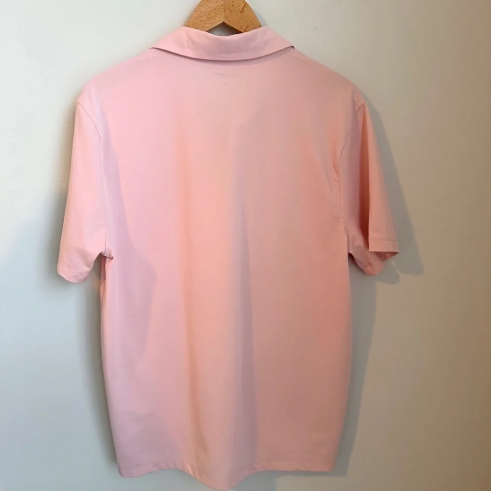 J Crew Classic Performance Polo Light Pink Medium